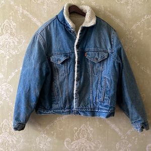 Levi’s Denim Jacket with Sherpa Lining.